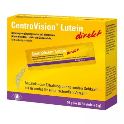 CENTROVISION Lutein direktgranulat, 28 st