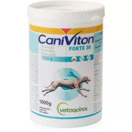CANIVITON Forte 30 Erg.Futterm.Granulat f.Hunde, 1000 g