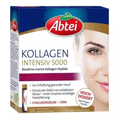 ABTEI Beauty Collagen Intensive 5000 Dryckesampuller, 10X25 ml ABTEI Beauty Collagen Intensive 5000 Dryckesampuller, 10X25 ml