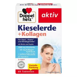 Doppelherz kiseldioxid + kollagentabletter, 60 st