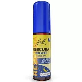 BACHBLÜTEN Original Rescura Nattspray alkoholfri, 20 ml