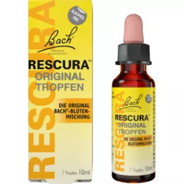 BACHBLÜTEN Original Rescura droppar alkoholfria, 10 ml