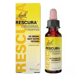 BACHBLÜTEN Original Rescura droppar alkoholfria, 10 ml