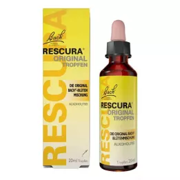 BACHBLÜTEN Original Rescura droppar alkoholfria, 20 ml