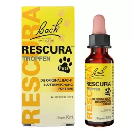 BACHBLÜTEN Original Rescura Husdjur Tro.alk.frei vet., 10 ml