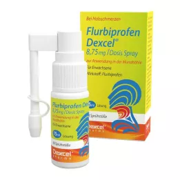 FLURBIPROFEN Dexcel 8,75 mg/dos.spray munhåla, 15 ml