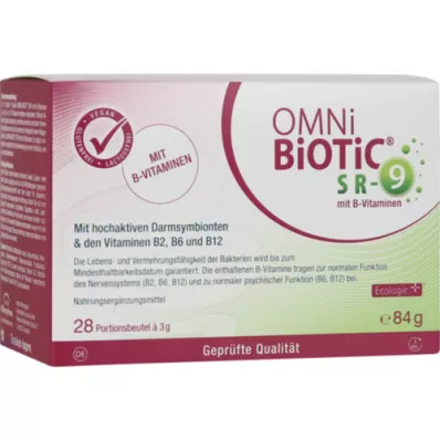 OMNI BiOTiC SR-9 med B-vitaminer påsar a 3g, 28X3 g