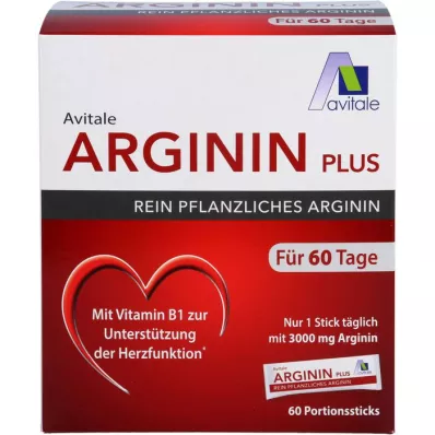 ARGININ PLUS Vitamin B1+B6+B12+Folsyra Sticks, 60X5,9 g
