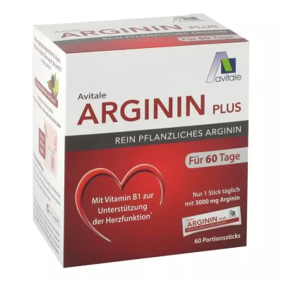 ARGININ PLUS Vitamin B1+B6+B12+Folsyra Sticks, 60X5,9 g