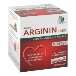 ARGININ PLUS Vitamin B1+B6+B12+Folsyra Sticks, 90X5,9 g