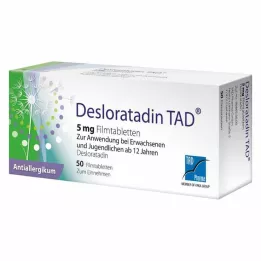 DESLORATADIN TAD 5 mg filmdragerade tabletter, 50 st