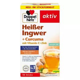 DOPPELHERZ varm ingefära+kurkuma påse, 10 st