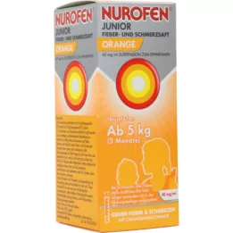 NUROFEN Junior Feber- och smärtstillande juice Apelsin 40 mg/ml, 100 ml