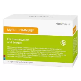 MYBIOTIK IMMUGY Kombinationsförpackning 30x2 g+60 kapslar, 1 p