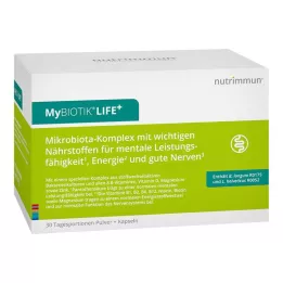 MYBIOTIK LIFE+ Kombinationsförpackning 30x1,5 g Plv.+60 Caps., 1 st