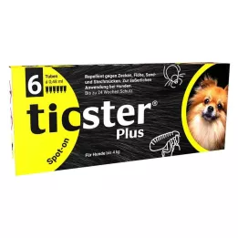 TICSTER Plus spot-on vätska för hund upp till 4 kg, 6X0,48 ml