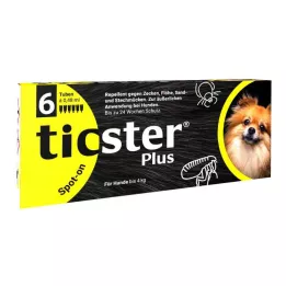 TICSTER Plus spot-on vätska för hund upp till 4 kg, 6X0,48 ml