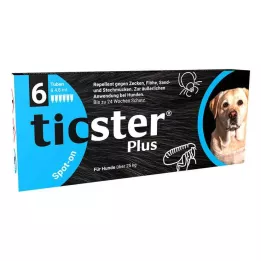 TICSTER Plus Spot-on lösning för hundar över 25 kg, 6X4.8ml