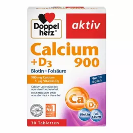 DOPPELHERZ Kalcium 900+D3 tabletter, 30 st