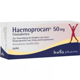 HAEMOPROCAN 50 mg filmdragerade tabletter, 50 st