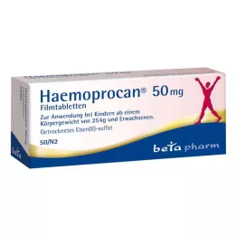 HAEMOPROCAN 50 mg filmdragerade tabletter, 50 st