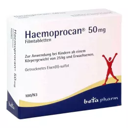 HAEMOPROCAN 50 mg filmdragerade tabletter, 100 st