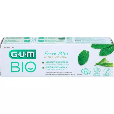 GUM Ekologisk tandkräm färsk mynta, 75 ml