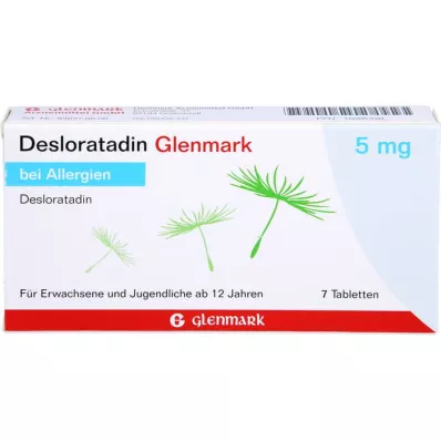 DESLORATADIN Glenmark 5 mg tabletter, 7 st