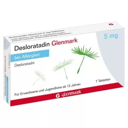 Desloratadine Glenmark 5 mg tabletter, 7 st