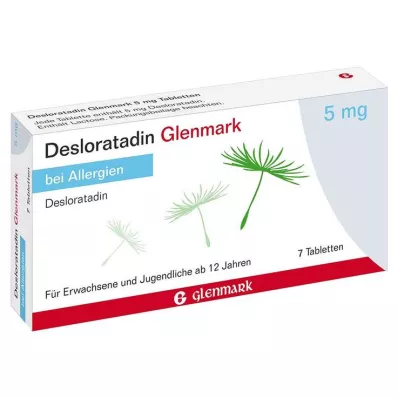 Desloratadine Glenmark 5 mg tabletter, 7 st