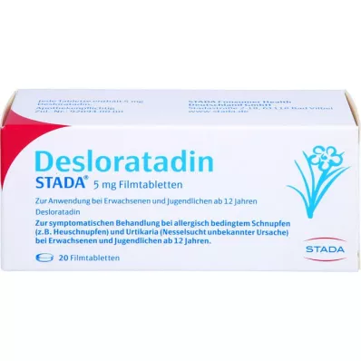 DESLORATADIN STADA 5 mg filmdragerade tabletter, 20 st