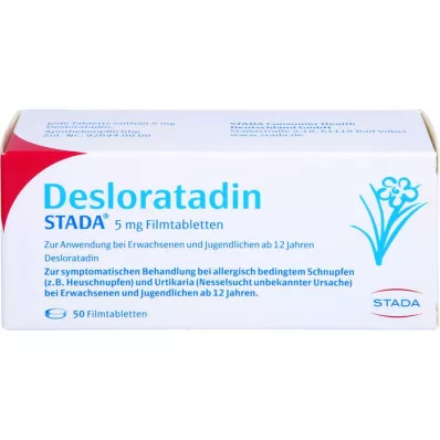 DESLORATADIN STADA 5 mg filmdragerade tabletter, 50 st