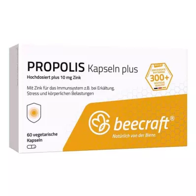 BEECRAFT Propolis Kapslar Plus, 60 kapslar