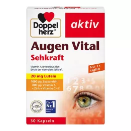 DOPPELHERZ Augen Vital Sehkraft aktiv Kapslar, 30 Kapslar