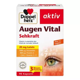 DOPPELHERZ Augen Vital Sehkraft aktiv Kapslar, 90 Kapslar