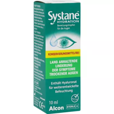 SYSTANE HYDRATION Smörjande ögonlösning utan konserveringsmedel, 10 ml