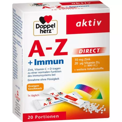 DOPPELHERZ A-Z+Immun DIRECT Pellets, 20 st