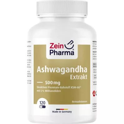 ASHWAGANDHA EXTRAKT 500 mg kapslar, 120 st