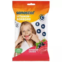 SANOSTOL Vitaminsötsaker hallon-cassis, 75 g