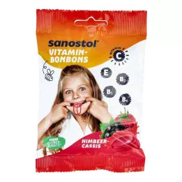 SANOSTOL Vitaminsötsaker hallon-cassis, 75 g