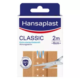 HANSAPLAST Klassiskt gips 6 cmx2 m, 1 st