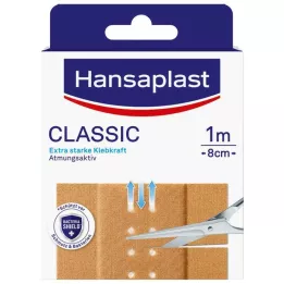 HANSAPLAST Klassiskt gips 8cm x1 m, 1 st