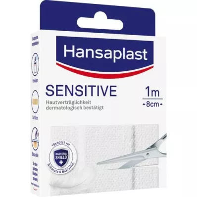 HANSAPLAST Sensitivt gips hypoallergen 8 cmx1 m, 1 st