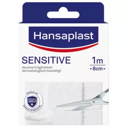 HANSAPLAST Sensitivt gips hypoallergen 8 cmx1 m, 1 st