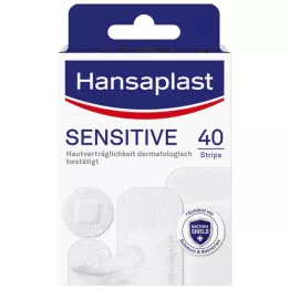 HANSAPLAST Sensitive Plaster Hypoallergenic Strips, 40 st