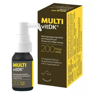 MULTIVITDK Vitamin D3+K2-lösning, 10 ml