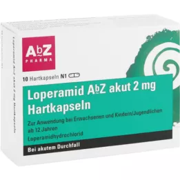 LOPERAMID AbZ akut 2 mg hårda kapslar, 10 st