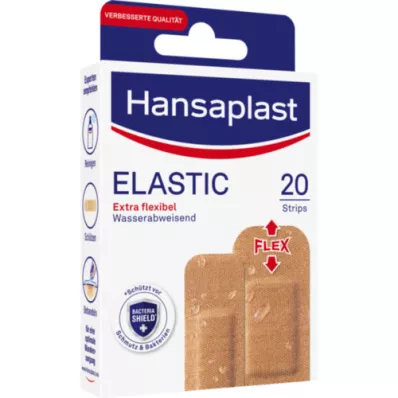 HANSAPLAST Elastiska gipsremsor, 20 st