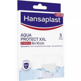 HANSAPLAST Aqua Protect sårförband sterilt 8x10 cm, 5 st