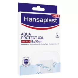 HANSAPLAST Aqua Protect sårförband sterilt 8x10 cm, 5 st